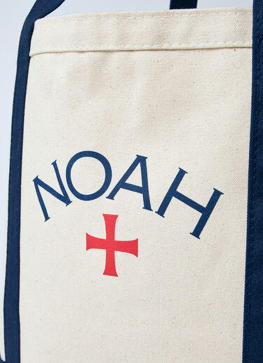 Noah 核心徽标图案托特包  藏蓝色 noa0160021