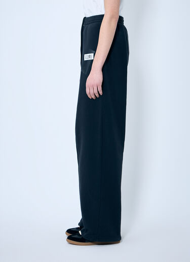 MM6 Maison Margiela Logo Patch Track Pants Black mmm0259010