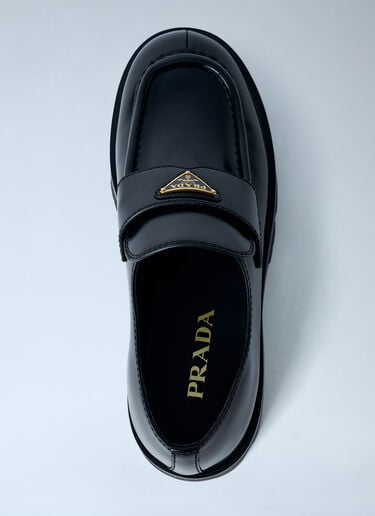 光面皮革乐福鞋 Prada 光面皮革乐福鞋 黑色 pra0262051