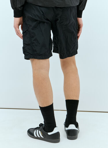 Stone Island Logo Patch Shorts Black sto0156058