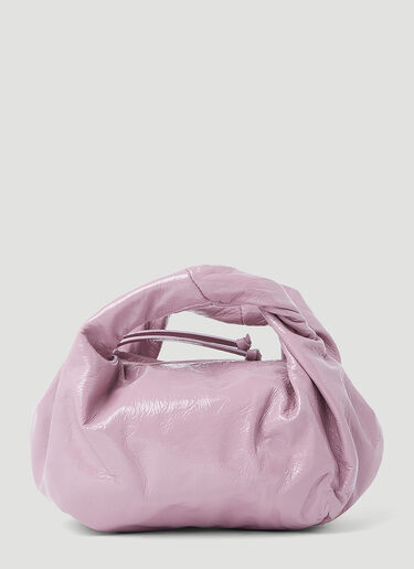 Dries Van Noten 트위스티드 핸들 핸드백 라일락 dvn0253004