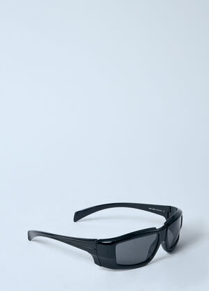 Rick Owens Rectangular Sunglases Black ris0353002