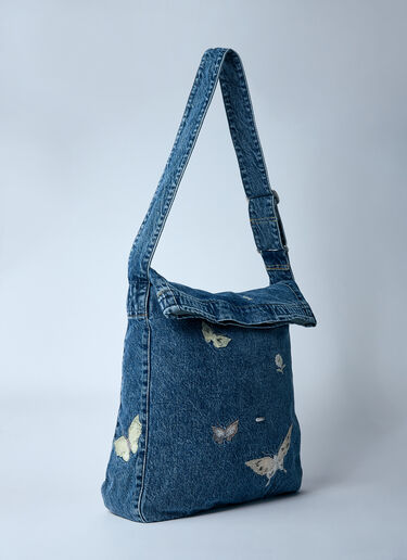 Our Legacy Crossbody Indigo Butterfly Sling Bag Blue our0360049