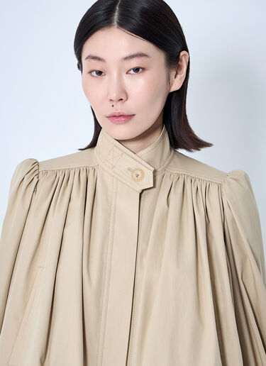 Chloé Gathered Jacket Beige chl0260009