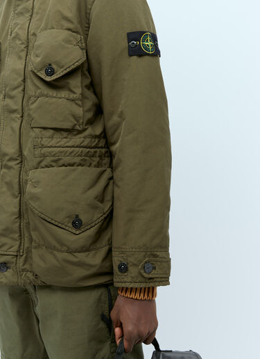 Stone Island Padded Cargo Jacket Green sto0154028