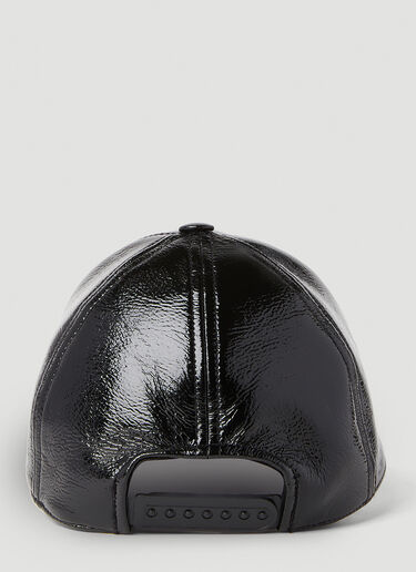 Courrèges Vinyl Baseball Cap Black cou0151004