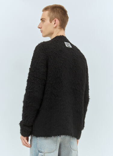 Acne Studios Fluffy Cardigan Black acn0158014