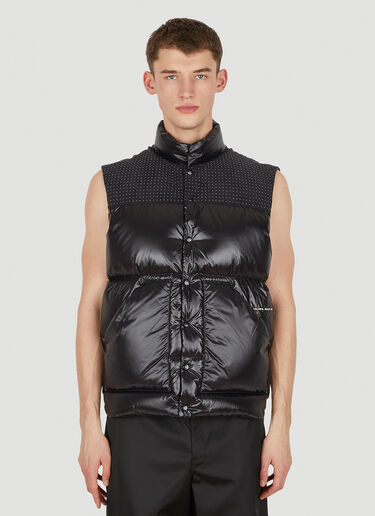 7 Moncler FRGMT Hiroshi Fujiwara Osteen 无袖夹克 黑色 mfr0151001