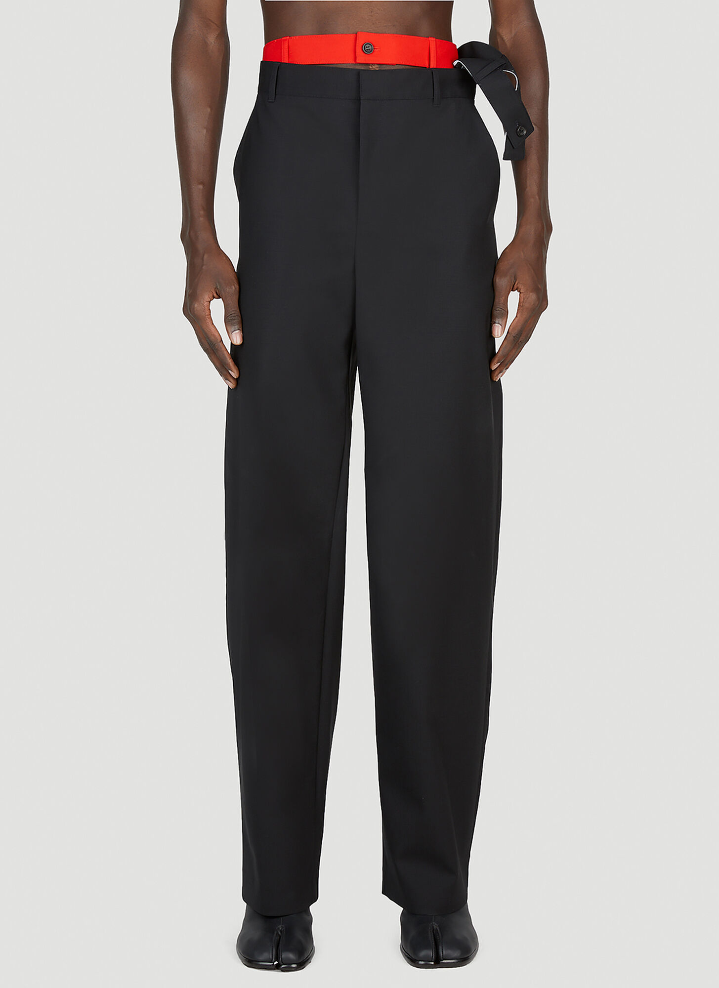 Shop Y/project Multi Waistband Pants In Black