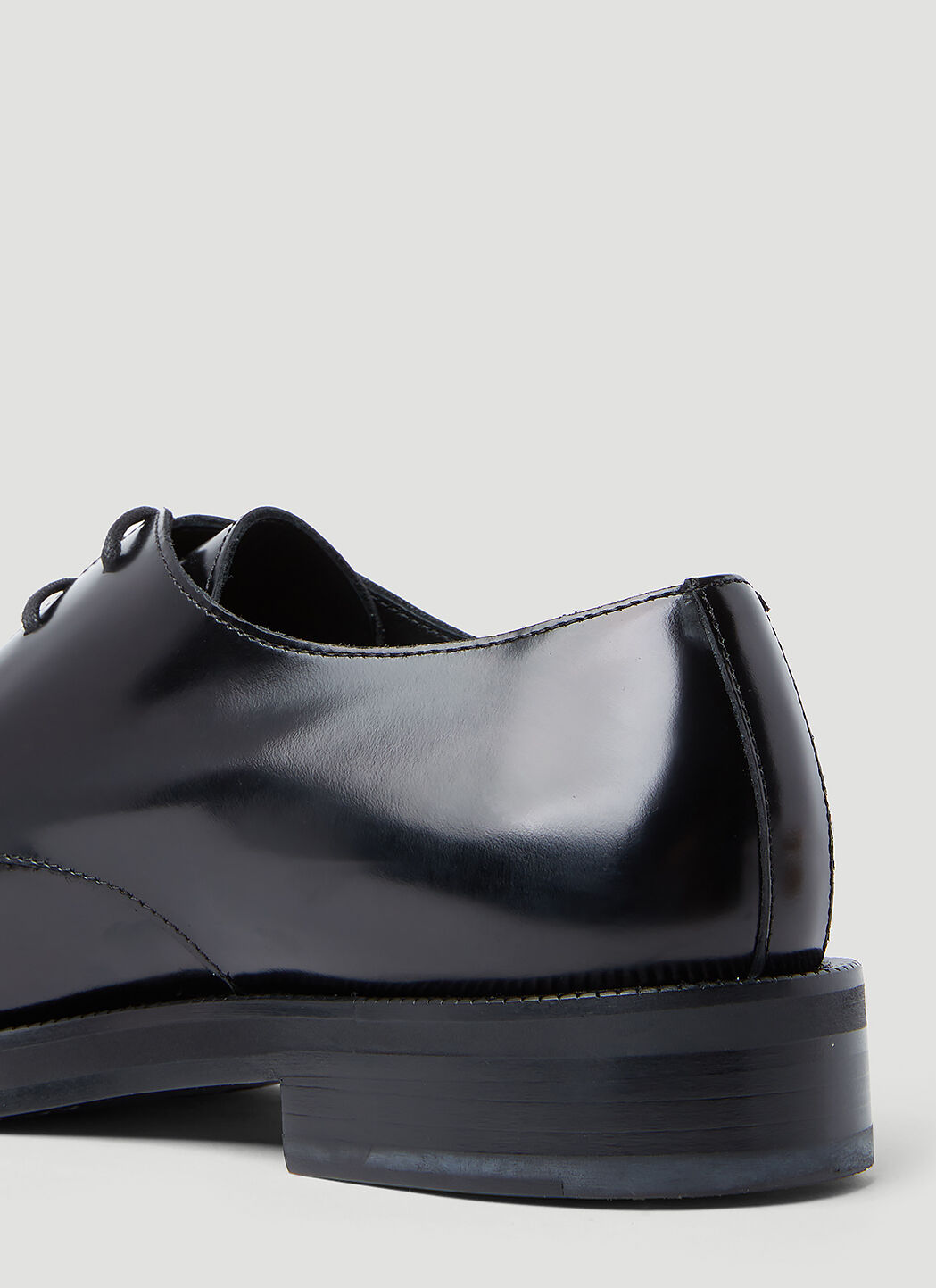 Acne Studios Leather Derby Shoes in Black LN CC