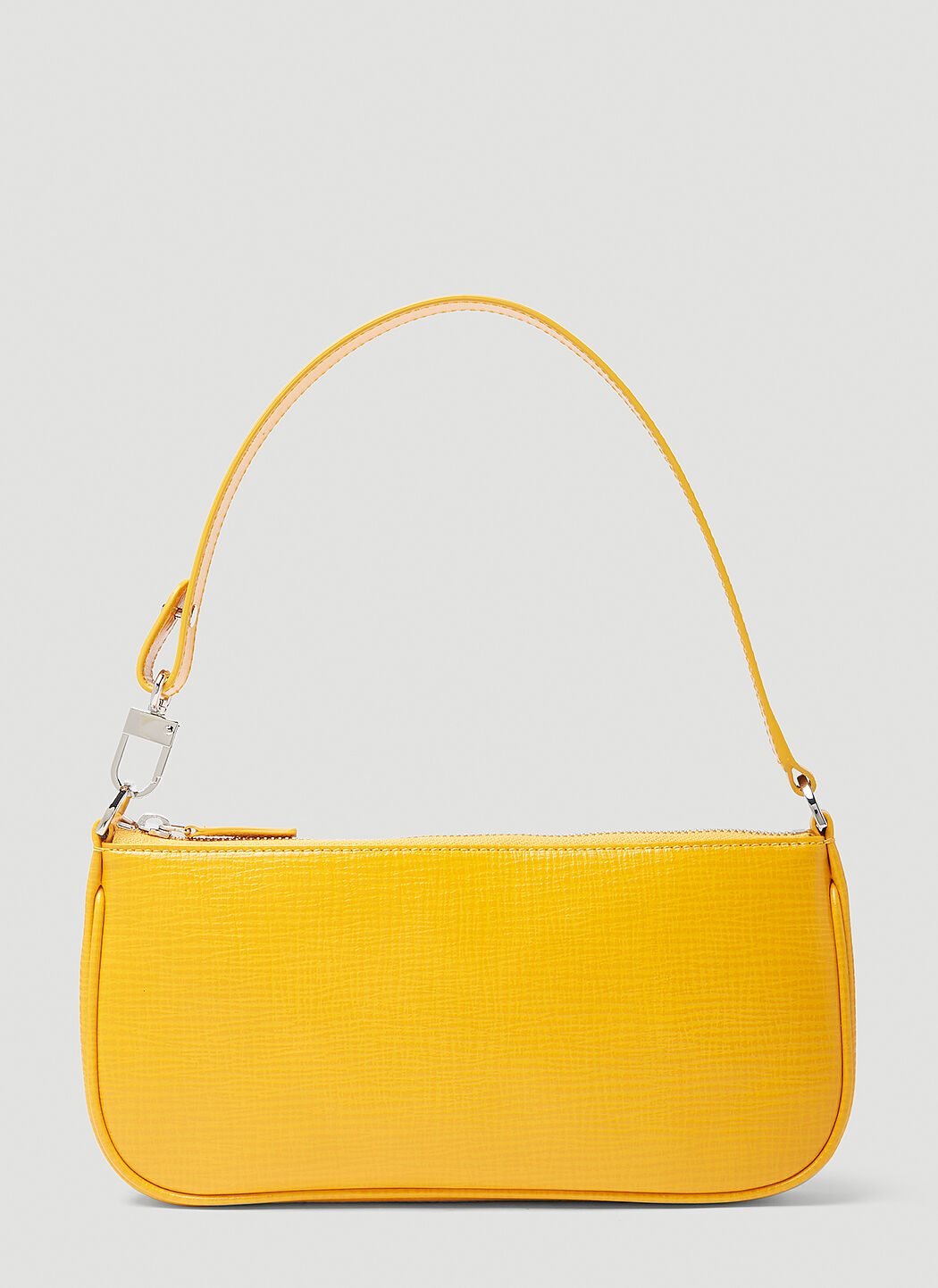 BY FAR Women s Rachel Baguette Shoulder Bag in Yellow LN CC