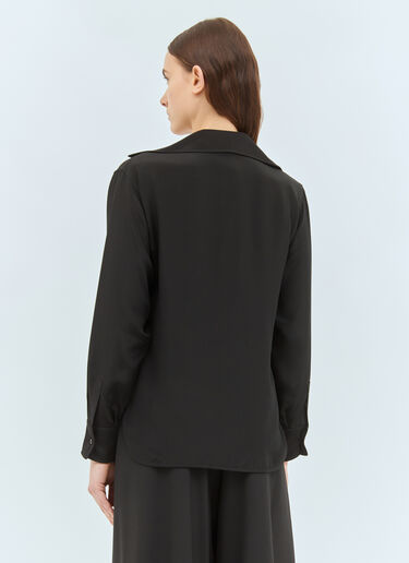 Max Mara Silk Crêpe de Chine Shirt Black max0258002