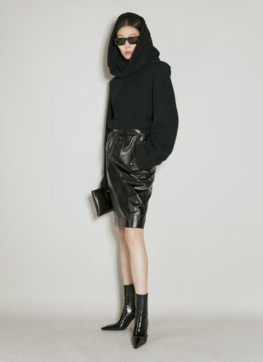 Saint Laurent 스카프 스웨트셔츠 블랙 sla0254031