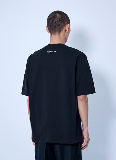 LN-CC® - Moncler RE/ICONS: K2 Print Short Sleeve Cotton Jersey T-Shirt - Black Moncler RE/ICONS K2 Print Short Sleeve Cotton Jersey T-Shirt Black mon0166067