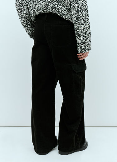 Acne Studios 灯芯绒工装长裤  黑色 acn0155008