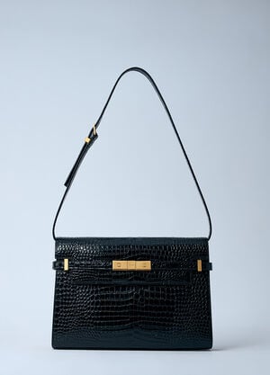 Saint Laurent Manhattan Shoulder Bag Black sla0260083