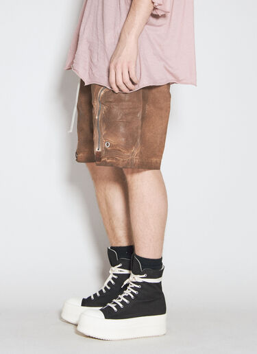 Rick Owens DRKSHDW Bauhaus Bermuda Shorts Brown drk0156005