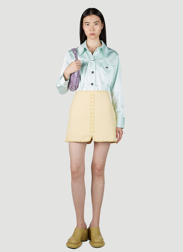 Sole Langett Mini Skirt Rodebjer Sole Langett Mini Skirt Yellow rdj0252002
