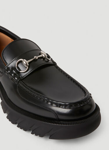 Gucci Leather Loafers  Black guc0145067