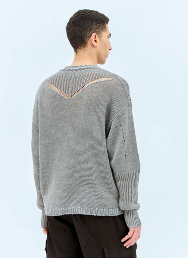 ROA Hemp And Cotton Sweater Grey roa0156011