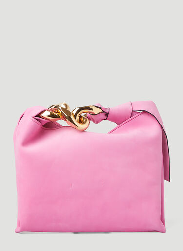 JW Anderson Chain Small Hobo Handbag   Pink jwa0246033