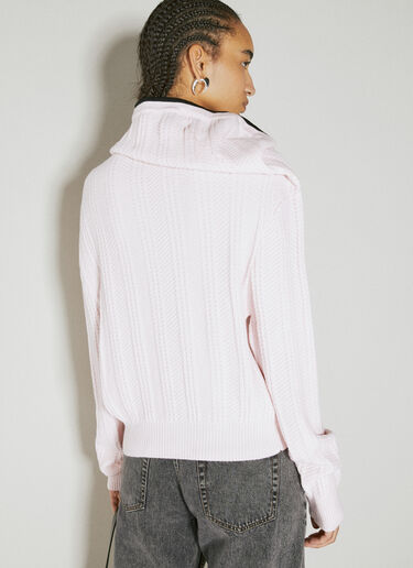 Chain Necklace Cardigan Y/Project Chain Necklace Cardigan Pink ypr0254016