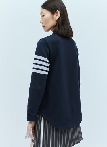 针织四道杠开衫 Thom Browne 针织四道杠开衫 蓝色 thb0253011