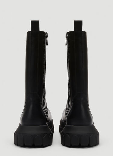 Rick Owens Creeper Bozo Leather Boots Black ric0143026