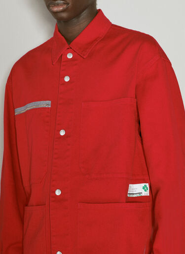 UNDERCOVER Cotton Twill Work Jacket Red und0153007