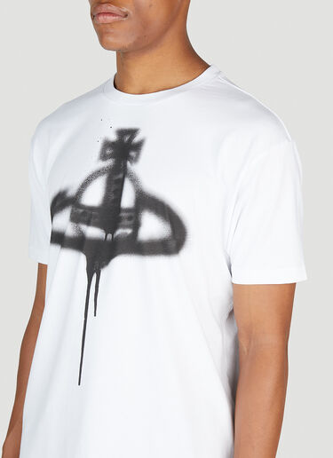 Vivienne Westwood Spray Orb T-Shirt White vvw0153007