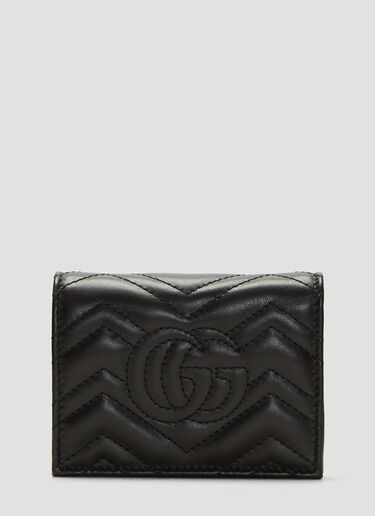 Gucci GG Marmont Card Case Wallet Black guc0237026
