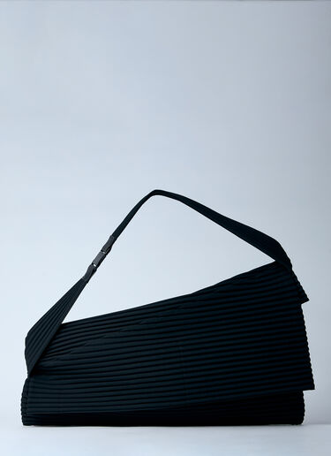 Homme Plissé Issey Miyake 오버랩 숄더백  블랙 hmp0160018