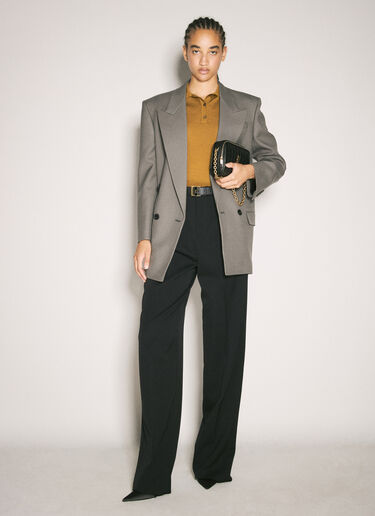 Saint Laurent L'Entracte 露跟高跟鞋 黑色 sla0257034
