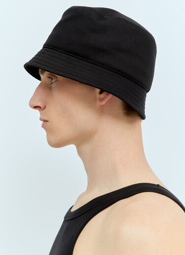 Courrèges 徽标刺绣渔夫帽  黑色 cou0356002