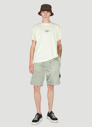 Stone Island Graphic Print T-Shirt Light Green sto0152074