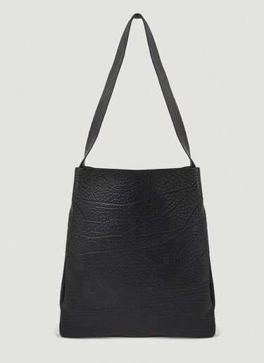 Prada Triangle Plaque Tote Bag Black pra0152063