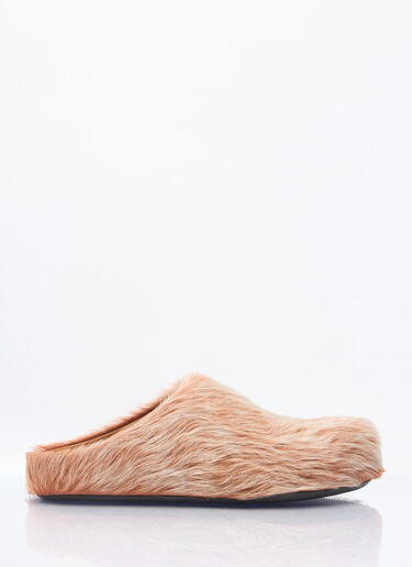Marni Fussbett Sabot Mules Beige mni0259018