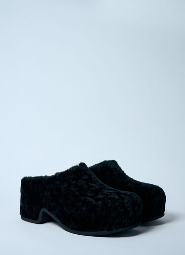 Dries Van Noten Sherpa Clogs Black dvn0158028