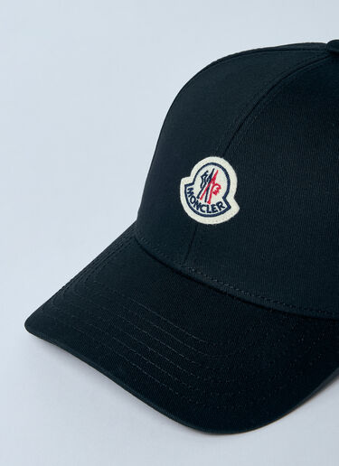 Moncler Logo Motif Baseball Cap Black mon0160034