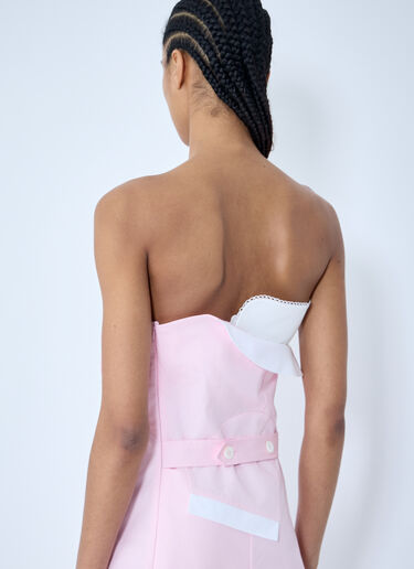 Miu Miu Poplin Dress Cream miu0260041