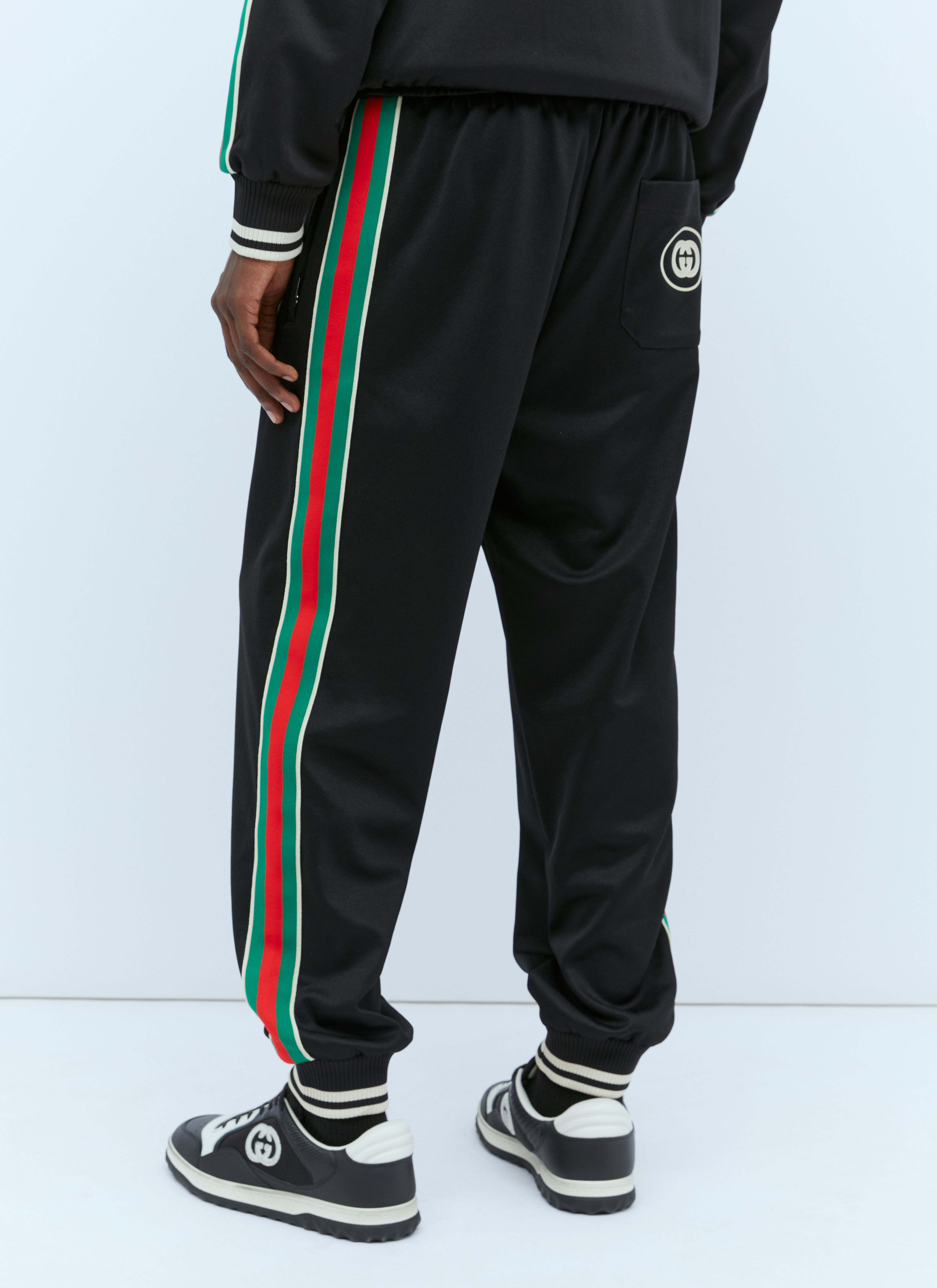 Gucci black track pants hot sale