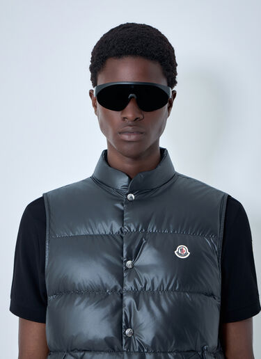 Moncler Myrr 椭圆形太阳镜 黑色 lmo0364002