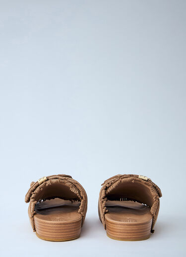 LN-CC® - Visvim: Christo Shaman Folk Sandals - Beige Visvim Christo Shaman Folk Sandals Beige vis0164002