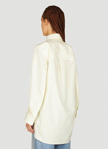 Bottega Veneta Classic Striped Shirt Yellow bov0253069