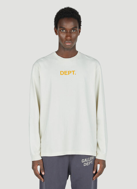 Gallery Dept. Logo Print T-Shirt White gdp0152009