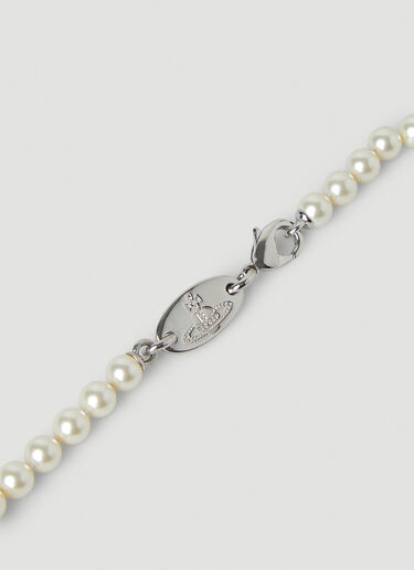 Vivienne Westwood Stuart Swarovski Pearl Necklace White vvw0148020