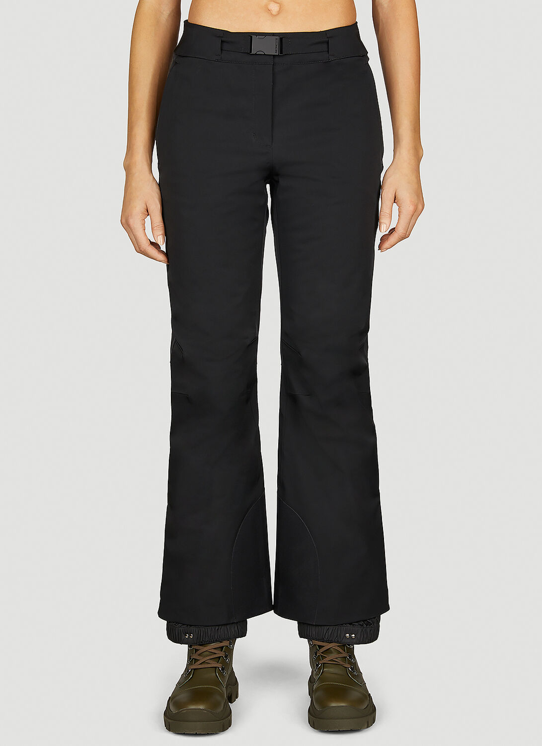 Shop Moncler Stretch-nylon Ski Pants In Black