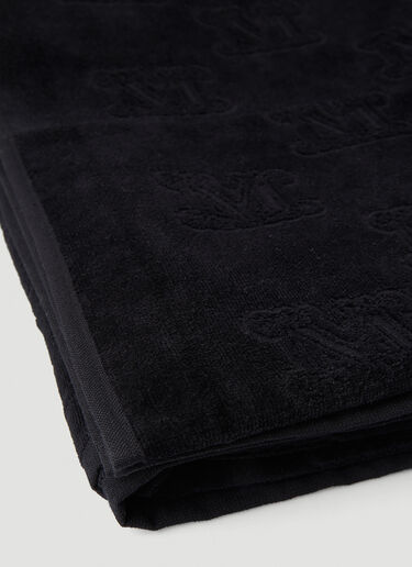 Max Mara Monogram Towel Black max0248030