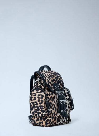GANNI Bucky Backpack Brown gan0263039