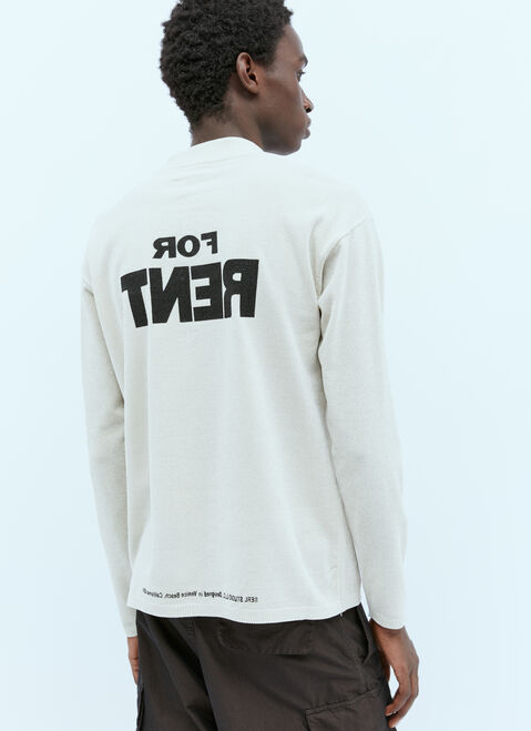 ERL For Rent Knit Sweater Blue erl0154020
